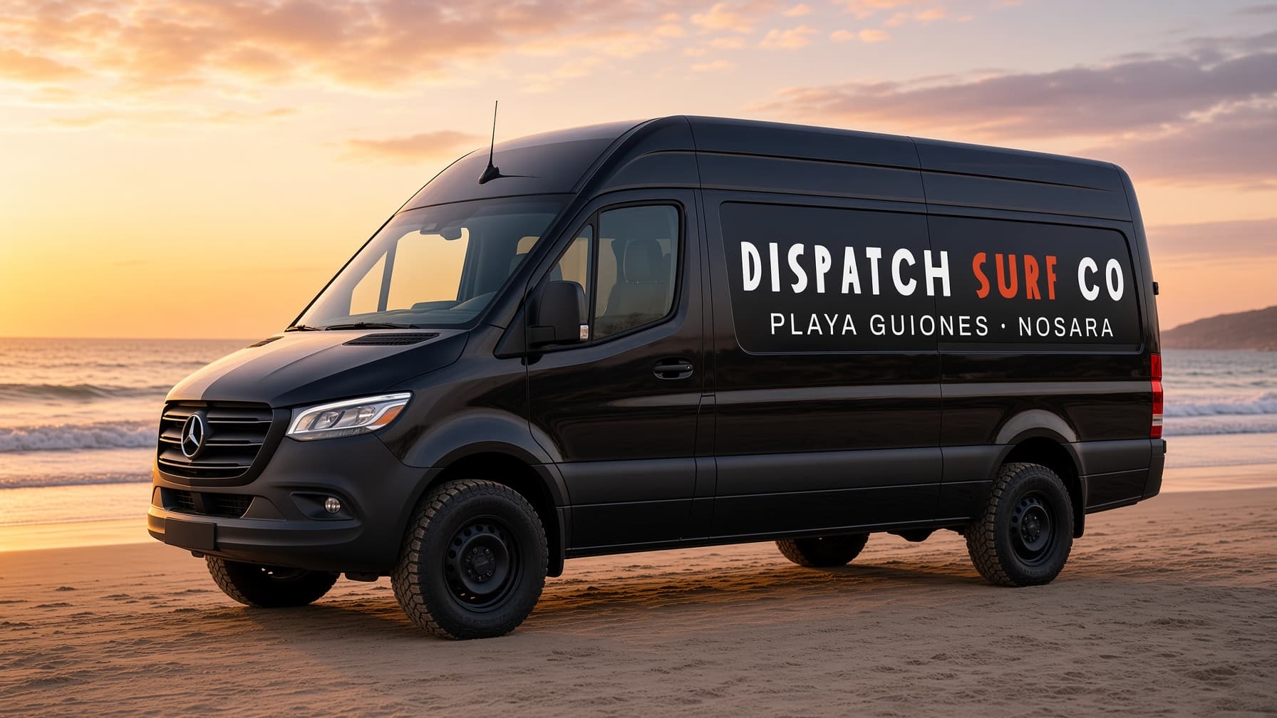 The Dispatch Surf Co van